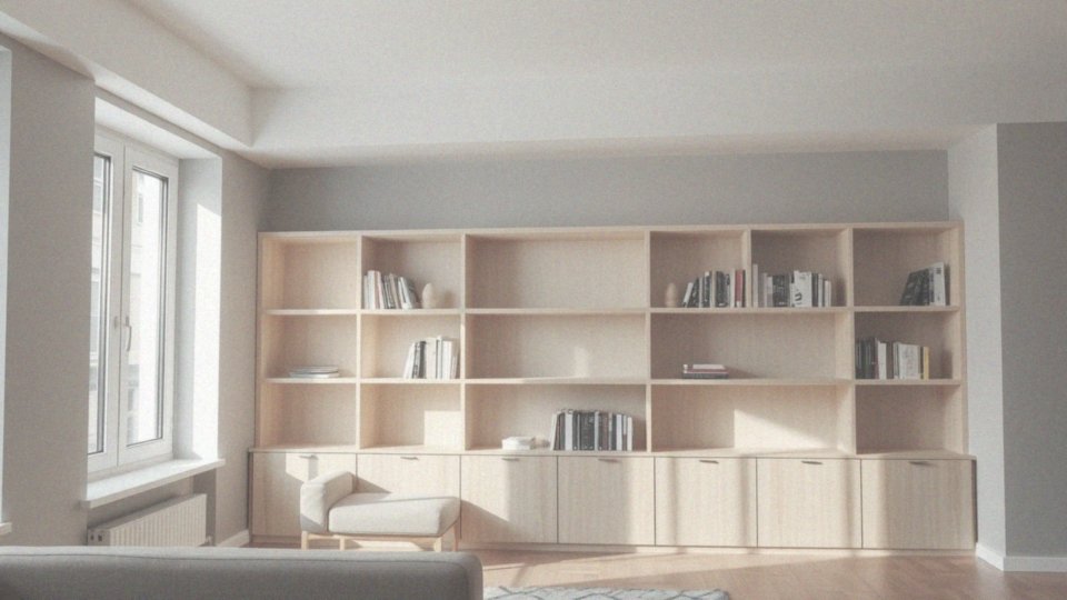 Co charakteryzuje półki minimalistyczne na książki?
