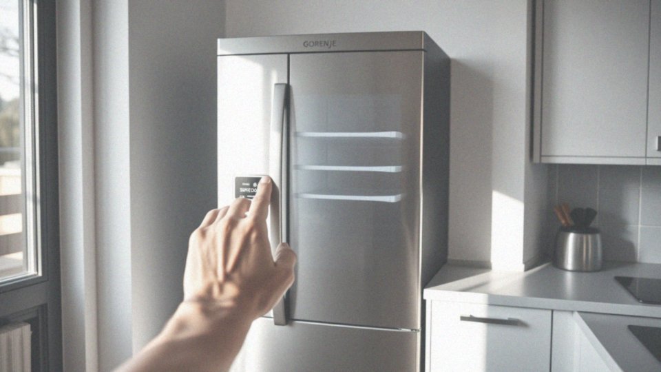 Jak skonfigurować intensywne chłodzenie w lodówce Gorenje?