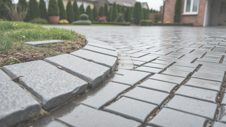 Jak zabezpieczyć krawężniki podjazdu za pomocą kamienia dekoracyjnego?