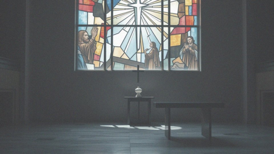 Jakie ważne momenty przedstawiają nowoczesne obrazy religijne?
