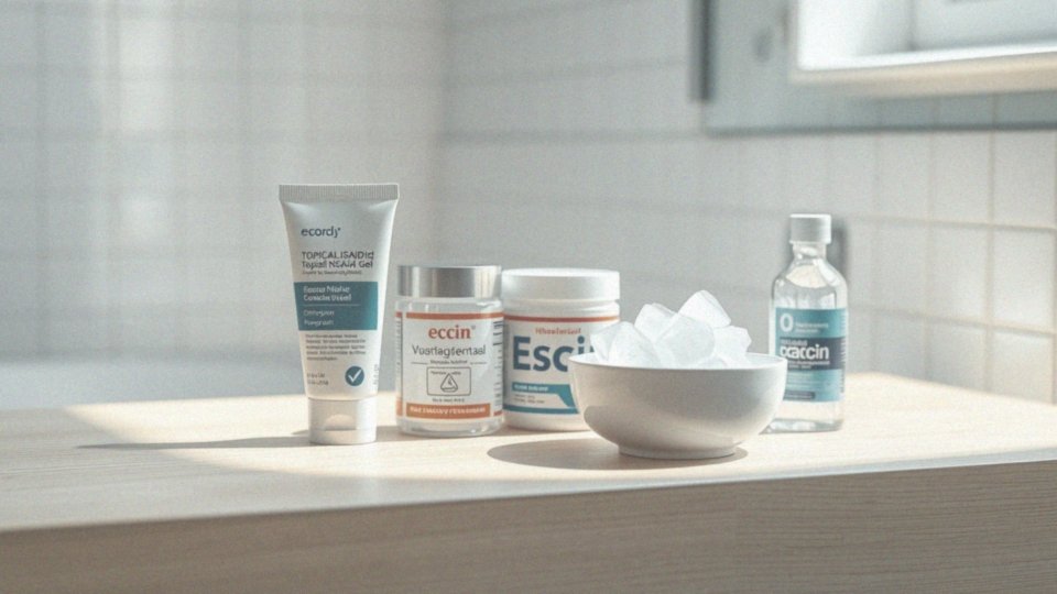 Jakie środki farmaceutyczne pomagają przy stłuczeniach kolana?