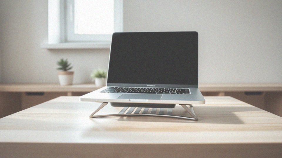 Jak poprawić cyrkulację powietrza wokół laptopa?