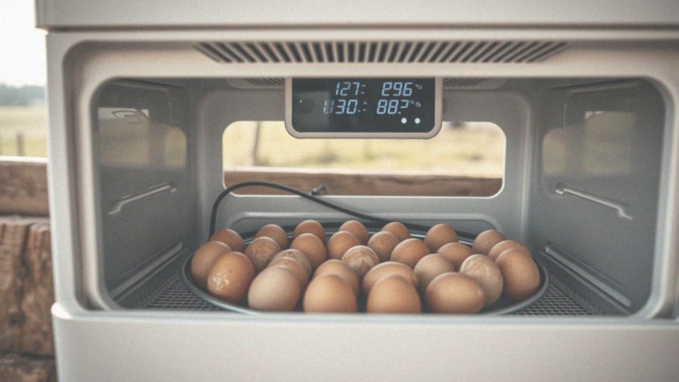 Jakie parametry muszą być monitorowane podczas inkubacji jaj kurzych?